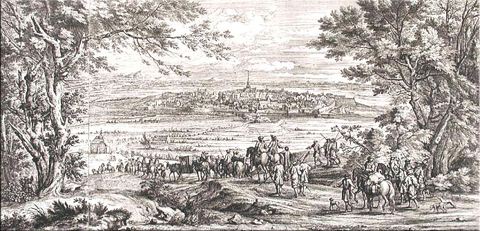 vue de la ville de Gray (Adam-Frans van der Meulen)