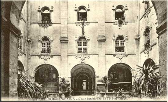 Cloître du couvent des Minîmes à Thonon (document transmis par Pierre Desmarais)