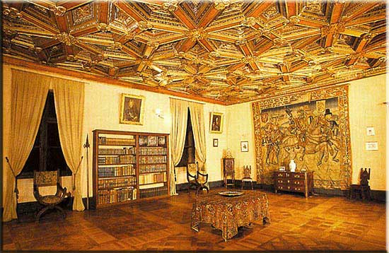 Salon doré du château de LAPALISSE (Allier), document  transmis par Pierre Desmarais