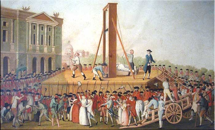 exécution de Marie-Antoinette, le 16 octobre 1793