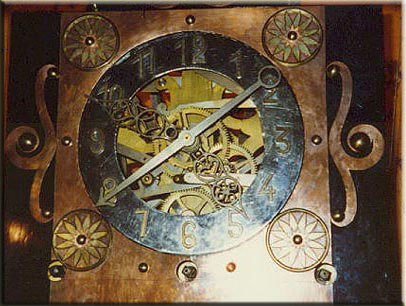 une horloge du "Trappe", photographiée en septembre 1988