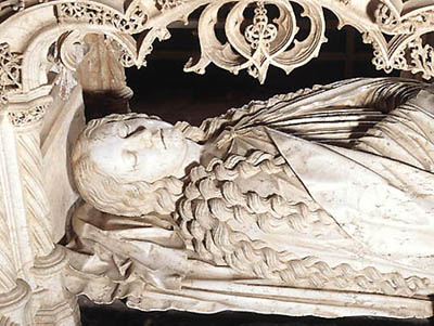 Gisant de Marguerite d'Autriche (église de Brou)