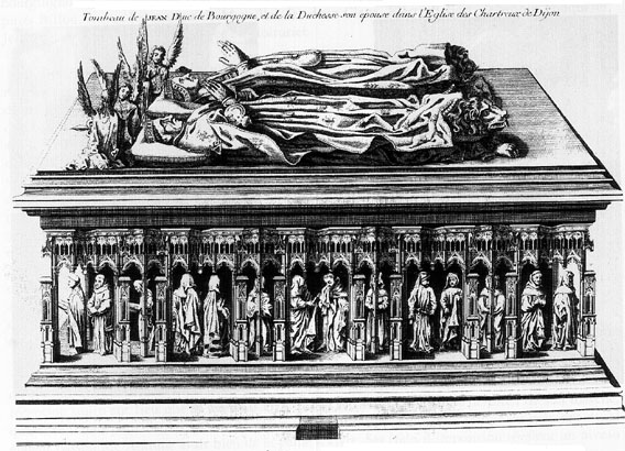Tombeau du duc de Bourgogne Jean sans Peur et de la duchesse Marguerite de Bavière. 