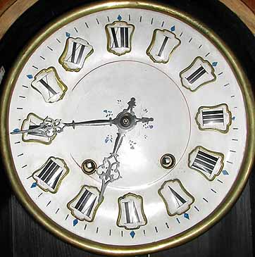 Horloge fabriquée par Narcisse Guyon en 1870 et réparée par Henri Blondeau
