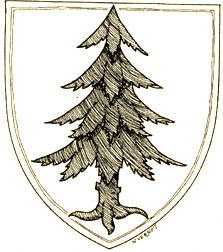 armoiries de la famille Dubois, de Pontarlier, au XVIIIe siècle. (dessin N. Vernot)