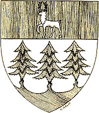 armoiries de Claude Marchand, en 1777 (dessin N. Vernot)