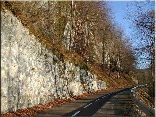 la route des côtes chaudes, entre les Planches et Syam