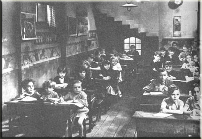 l'école de Longeverne dans la "Guerre des gosses" de Jacques Daroy